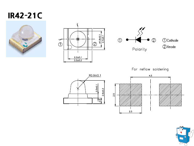 LED IR42-21C/TR8