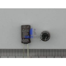 콘덴서 (105℃) 100V/ 22uF