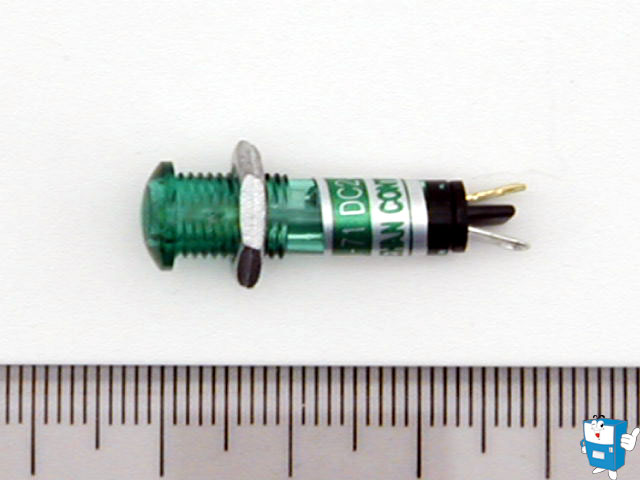 네온램프 7ø (녹,DC24V) TN-71