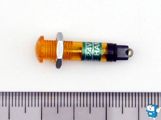 네온램프 7ø (황,DC24V) TN-71