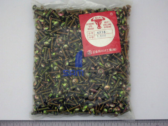 SCREW (머신 TH) 4x16mm 1000개x