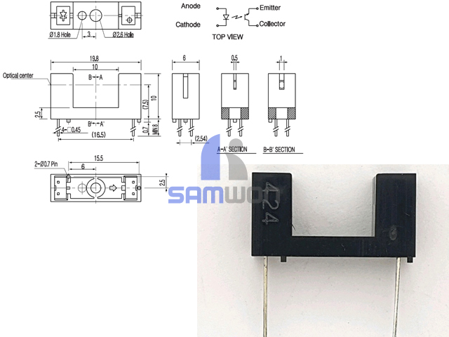 Photointerrupter SG268(482)